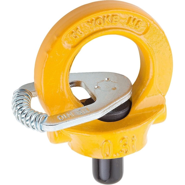 Kipp Eye Bolt M16, 24 mm Shank, 35 mm ID, Steel, Plastic Coated K0769